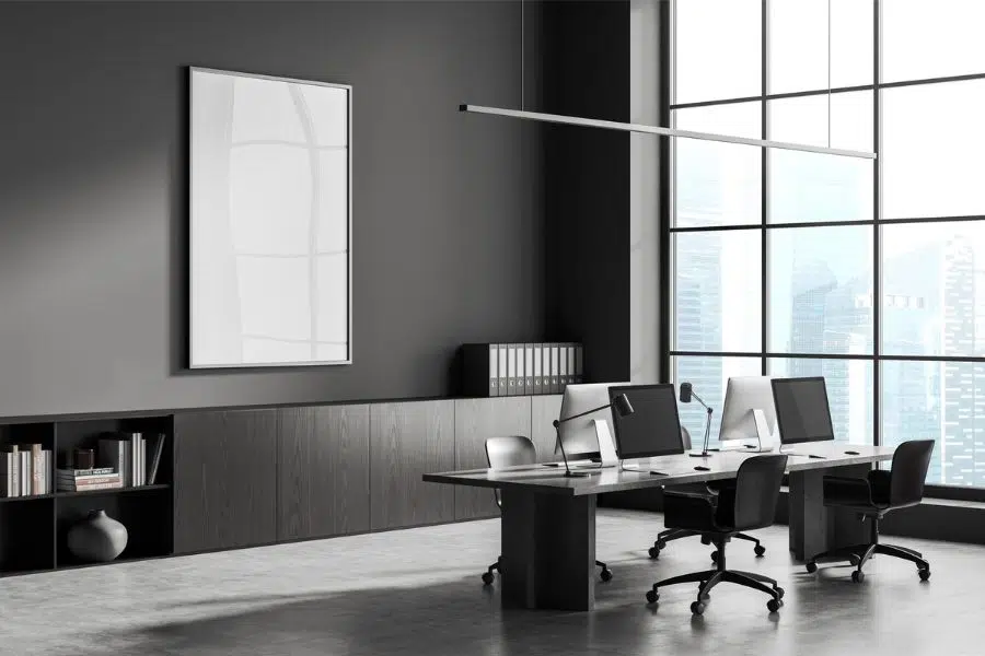 Minimalist Office Interiors