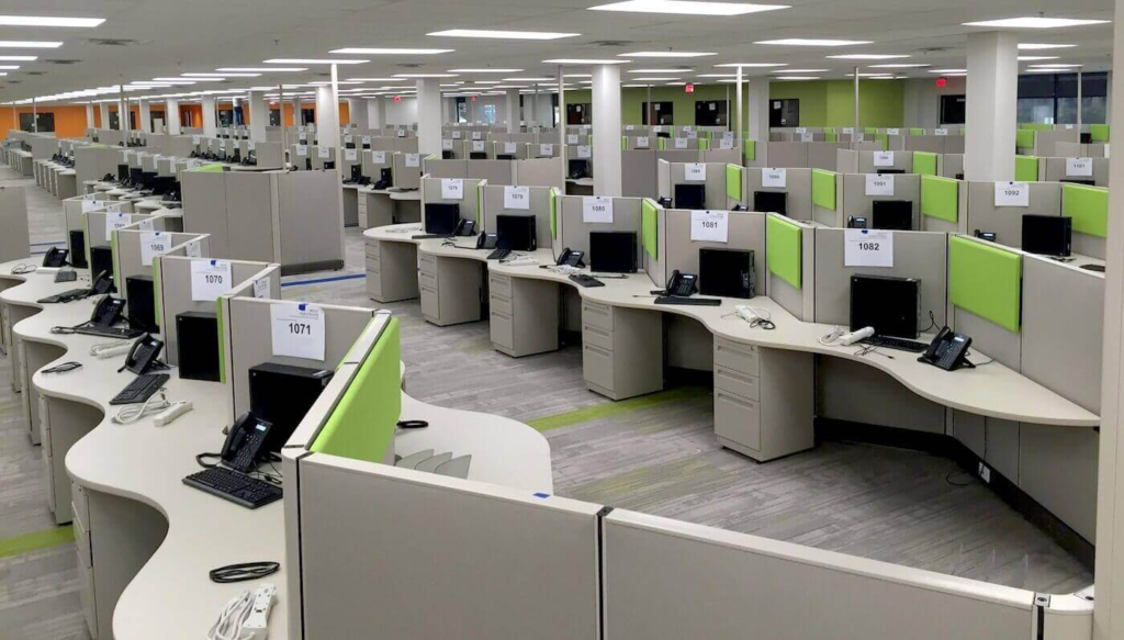 Call center office design