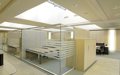 Frosted Glass Partitions