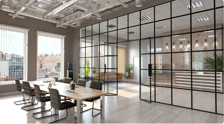 Glass Office Partition Design